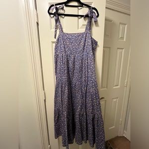 Madewell Tie Strap midi dress